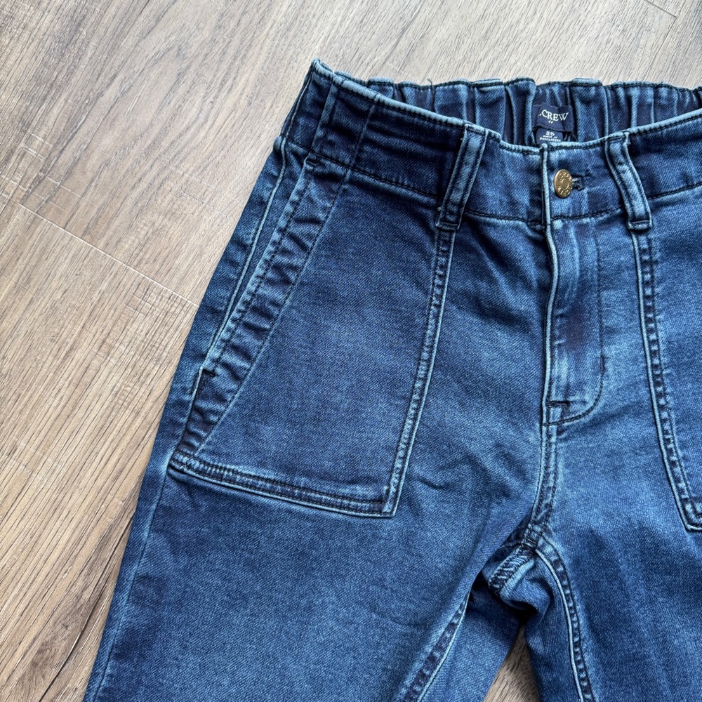 J. Crew Indigo Soft Denim Joggers - Size 25 - New With Tags! - Picture 7 of 14